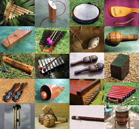 Instruments collage